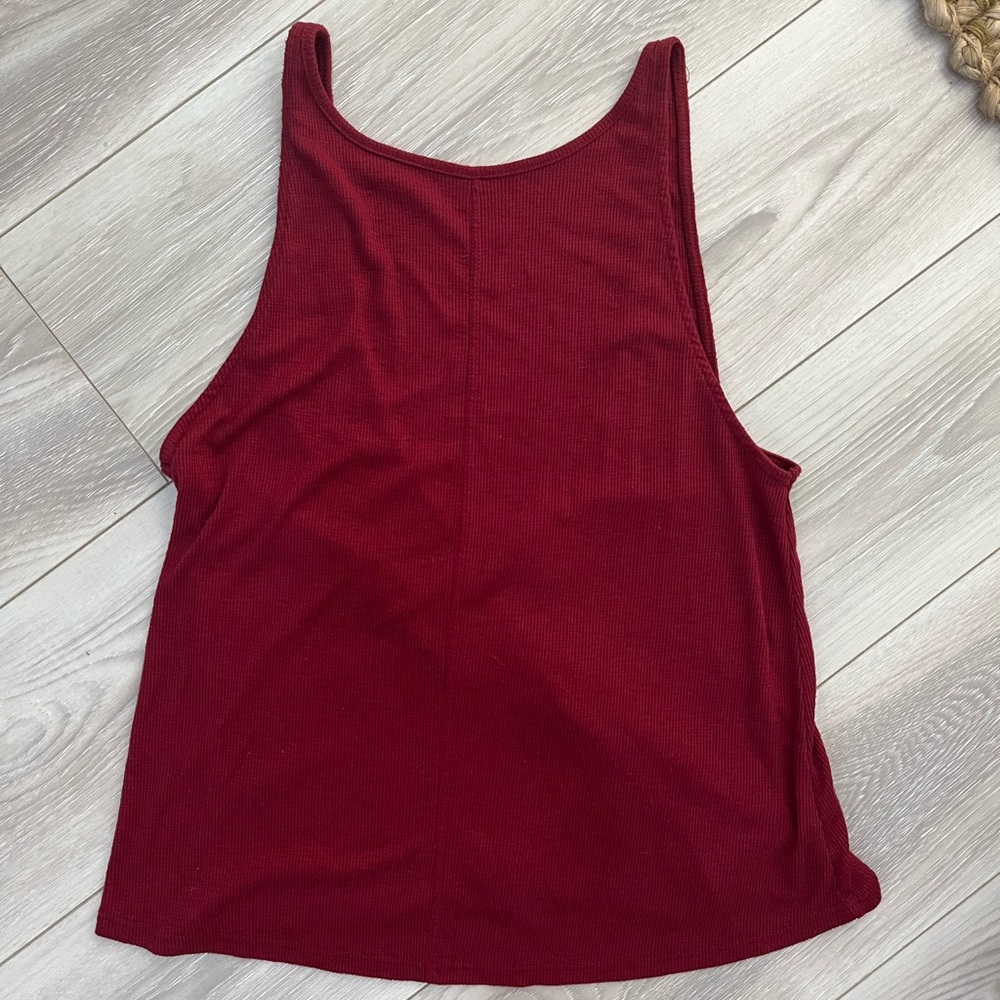 Free People V-Neck Back Tank Top